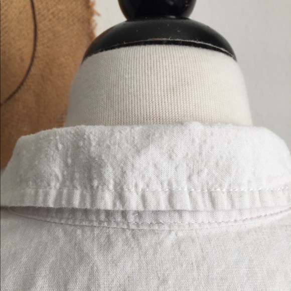 💥 HP Free People Collared White Blouse - Picture 4 of 7